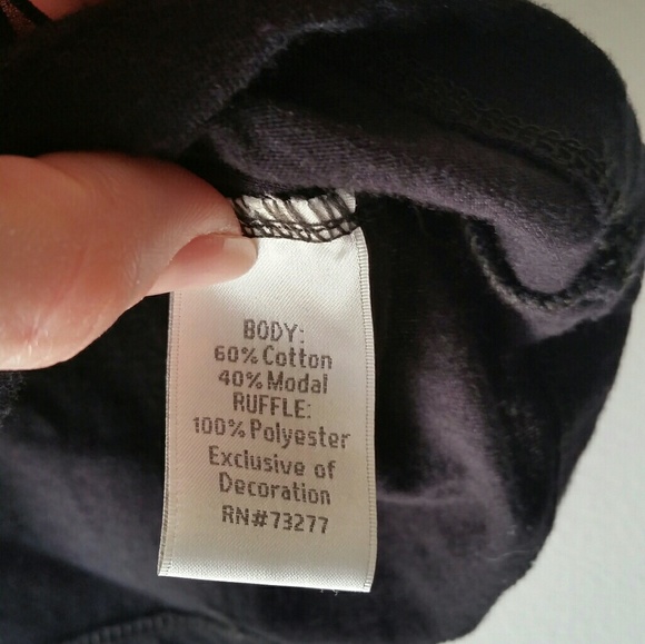 NWOT Lauren Conrad black top - Picture 6 of 7